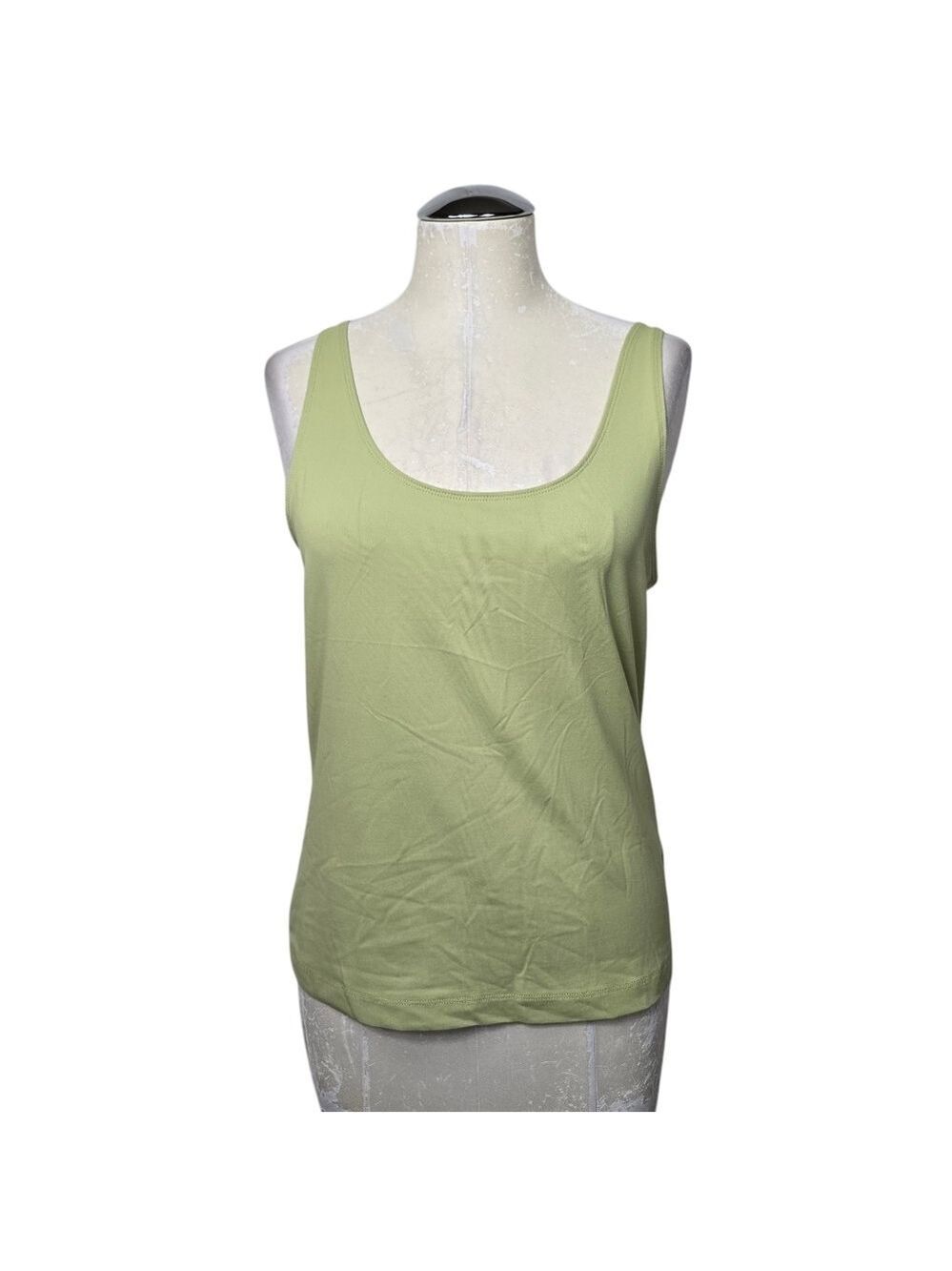 Chico's Green Scoop Neckline Camisole M